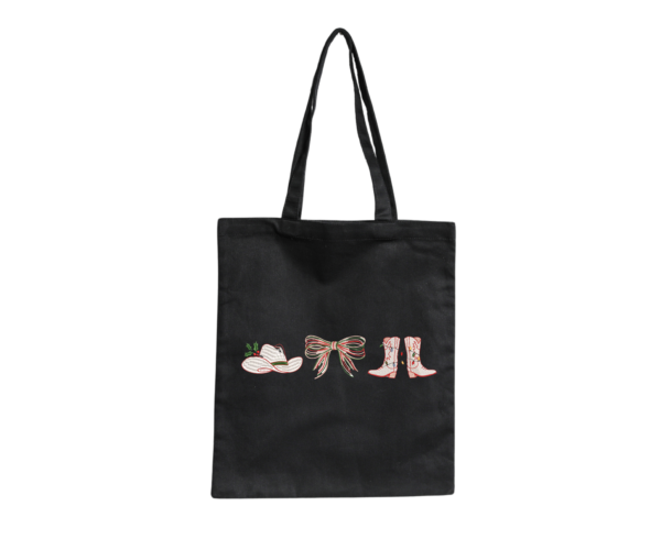 Cowgirl Spirit Embroidered Tote Bag