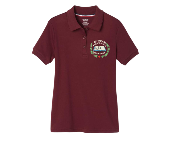 An-Noor School Girls' Embroidered Polo Shirt