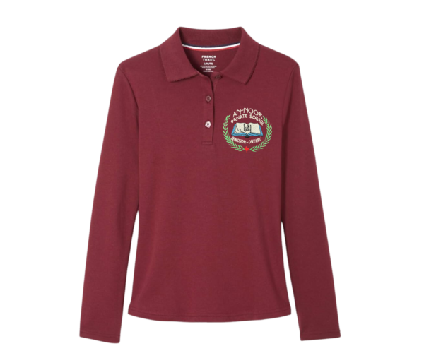 An-Noor School Girls' Long Sleeve Polo Shirt