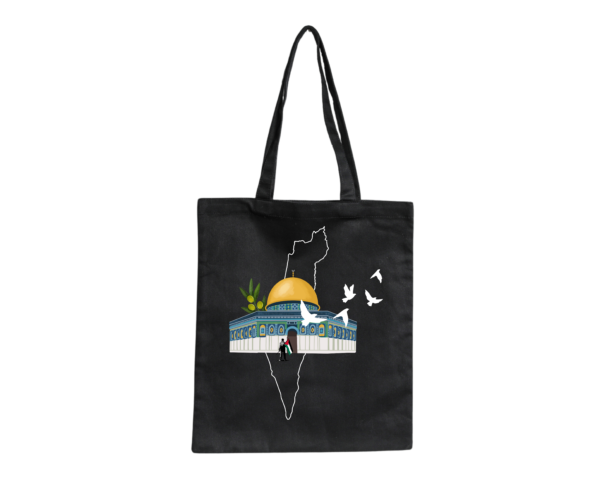 Al-Aqsa Map Palestine Tote