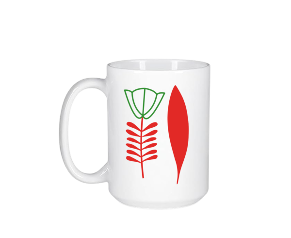 Flower and Leaf Mug