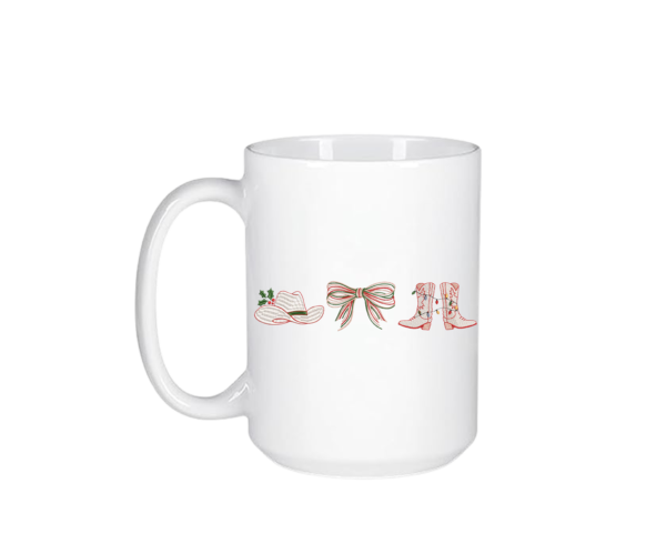 Hat, Bow, and Boots Mug