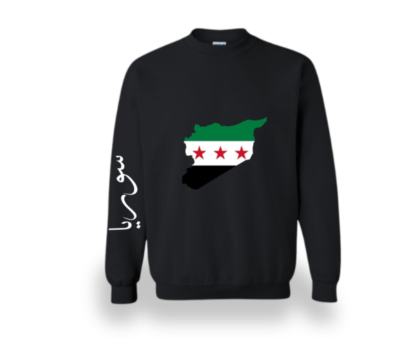 Syria Flag Map Crewneck