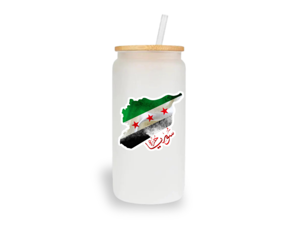 Syria Resilience Glass Cup