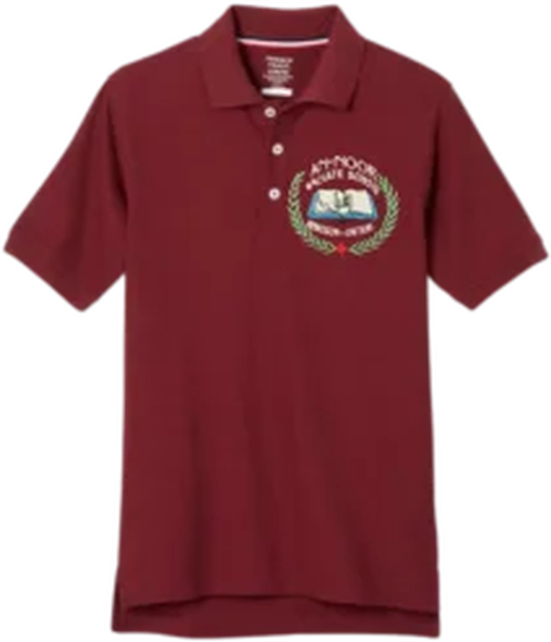 An-Noor official maroon school polo