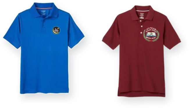 Al-Hijra and An-Noor official school polo shirts